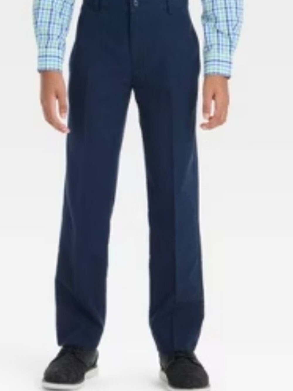 Cat & Jack Boys Navy Blue Suit Pants 8h Size 8 Husky Boy